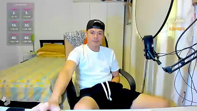 clarkdangerous (Ask my age) - 4th cum #asian #gay #lovense #daddy