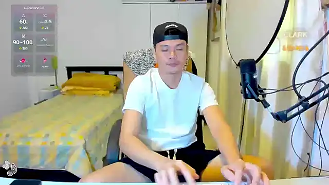 clarkdangerous (Ask my age) - 4th cum #asian #gay #lovense #daddy