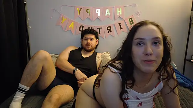 cutiecouple9396 (G young) - Birthday Cumshow!