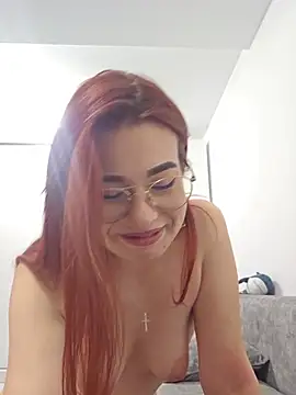 redheadfoxy (F teen) - hard fuck on shower+2min lush control