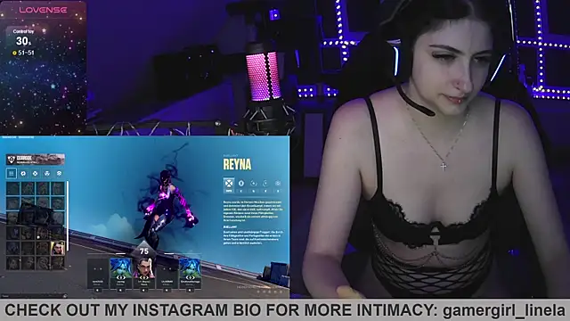 Gamergirl-Linela live webcam show