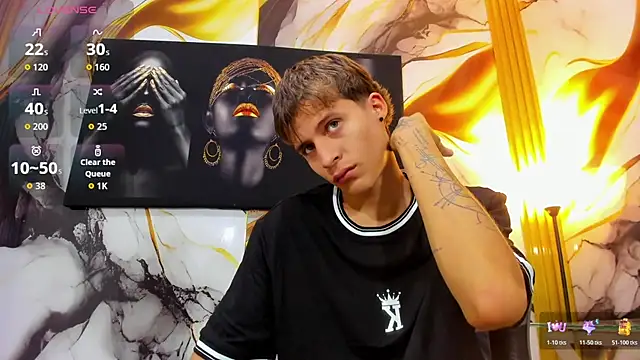 mono_blonde (M twink) - Masturbate with my and show dick