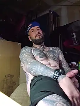 beardedtattood (Ask my age) - Cum show ( restarts every half hour) 💦