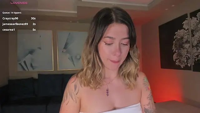 EveBensonX live webcam show