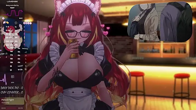 lewdfoxy_vt (F young) - Good evening Kira! Glasses + Tail