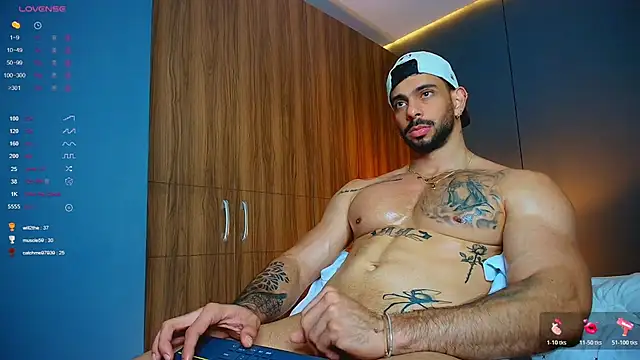 massimo_visconti (M young) - show ass and play with the hole
