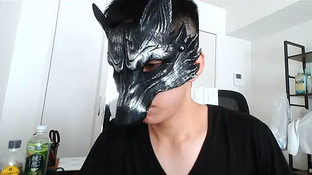 wolf_mask (M young) - #asian #black-hair #cam2cam #dirty-talk #ejaculation #handjob #japanese #masturbation #medium #middle-priced-privates #precum #sexting #shower #small-audience #small-cock #straight #uncut #young