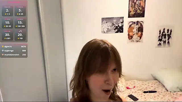 elfriedazwack (F teen) - pinch nipples + squeeze boobs