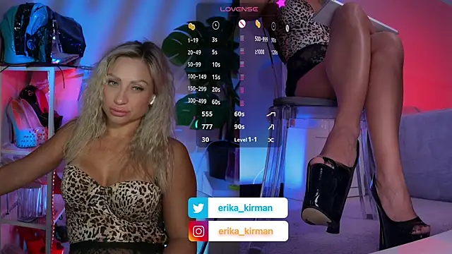 Erika_Kirman live cam on StripChat