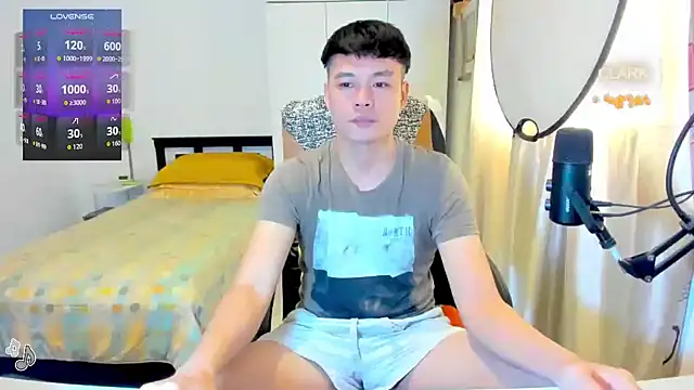 clarkdangerous (Ask my age) - 4th cum #asian #gay #lovense #daddy
