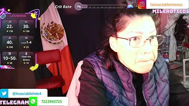 LaInsaciableIntensa webcam