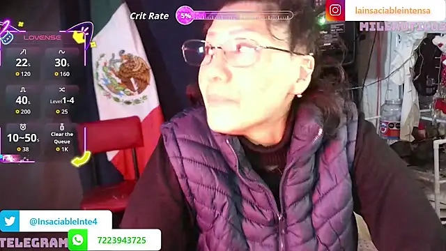 LaInsaciableIntensa webcam