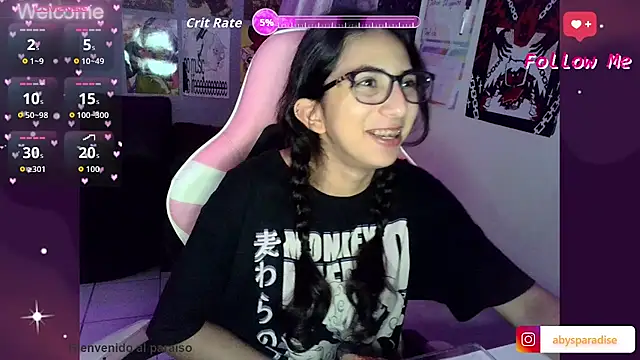 Abysparadise live cam on StripChat