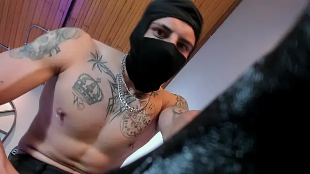 dustin_sonne (M young) - full naked  strip oil show