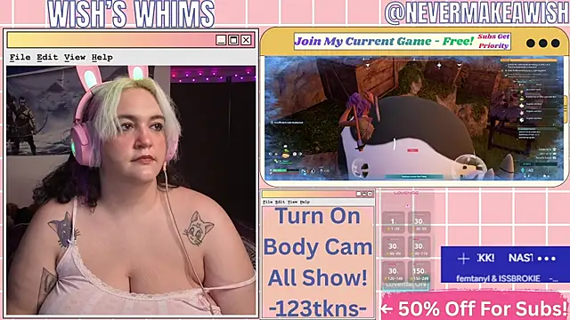 nevermakeawish webcam