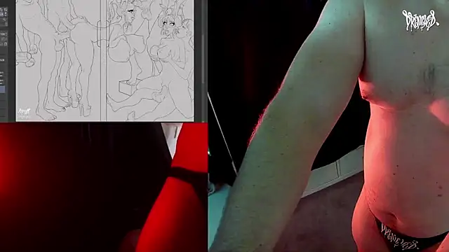 DrenchedArt webcam