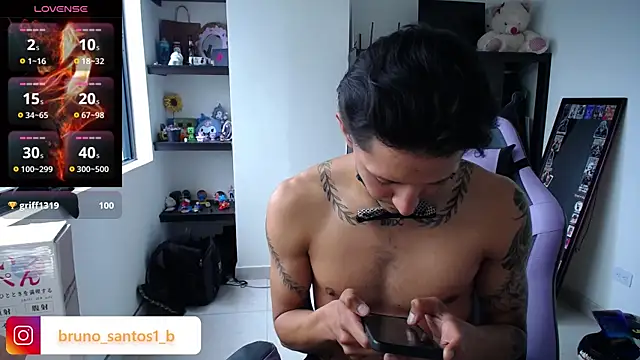 bruno_santos1 (M young) - Bruno <3 cum show + toy +test cum