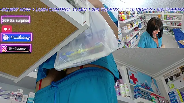swmilena_hot_ (F milf) - 💊 Naughty Pharmacistoff panty