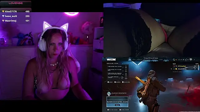 Angie-night webcam