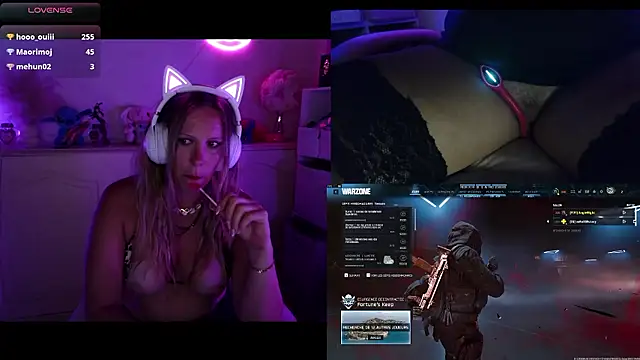 Angie-night webcam