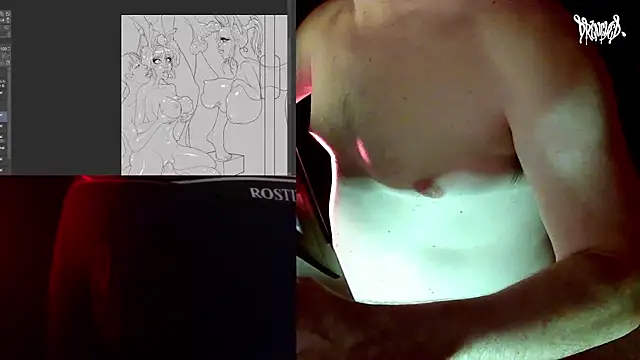 DrenchedArt webcam