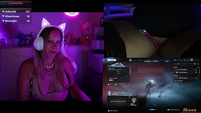 Angie-night webcam