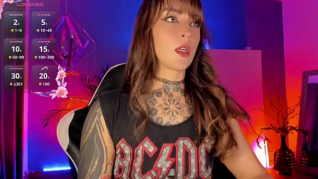Megan_inked webcam