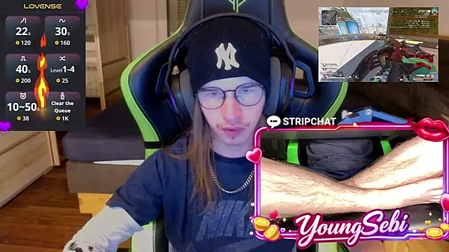 YoungSebi webcam
