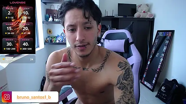 bruno_santos1 (M young) - Bruno <3 cum show + toy +test cum