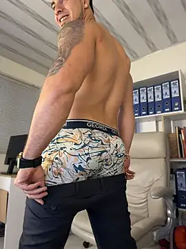 dimitri_colleman (M young) - cum in the office