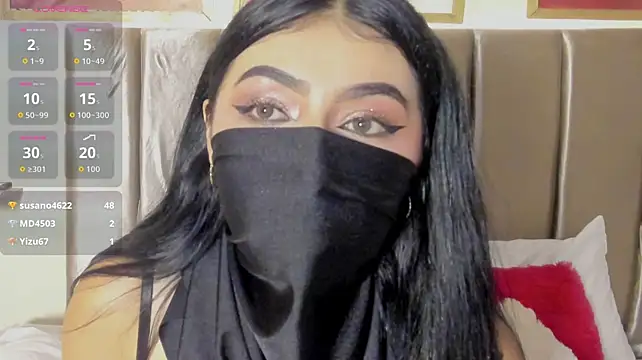 zaahra1 (F young) - control for 1 mn