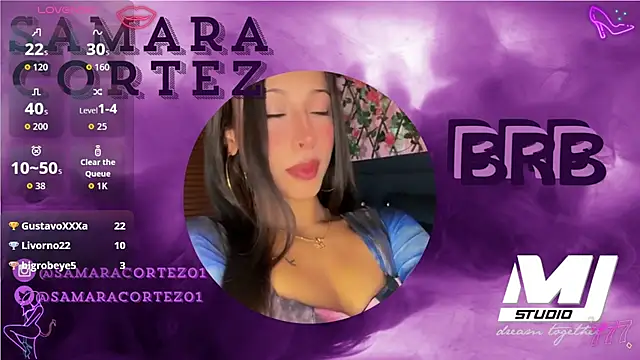 SamaraCortez live cam on StripChat