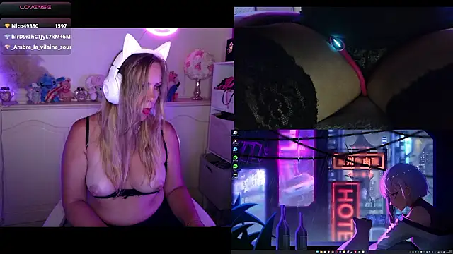 Angie-night webcam