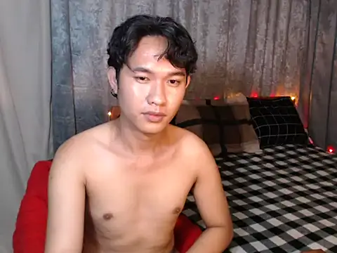 rukime (M young) - naked and oil in body
