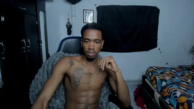 kofi_exotic_2 (M young) - totally naked + masturbation
