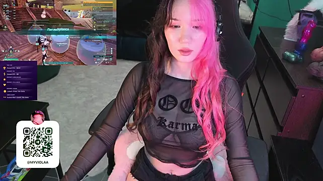 maya_viola (F young) - dildo in pussy