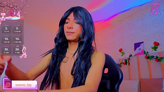 osamu_tay (M twink) - shower show + domi in my ass💦🍑🍆