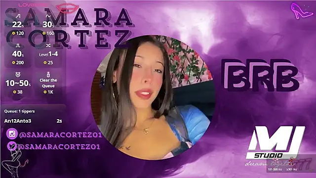SamaraCortez live cam on StripChat