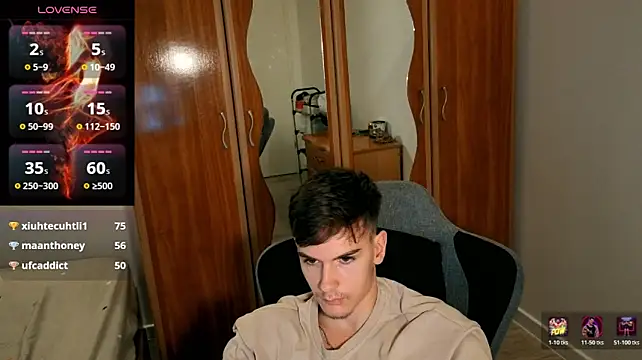 bradyflint (M twink) - CUM SHOW !