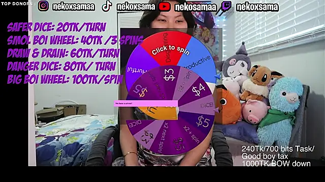NekoxSama live cam on StripChat
