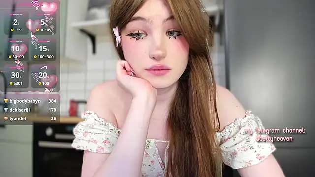 bettyheaven (T teen) - cum show