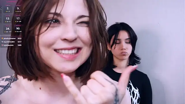 reynagrinvalsky (F teen) - suck Lily`s boobies
