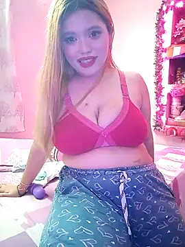 bunnybush37 (F young) - Purple dillo in pussy with cream