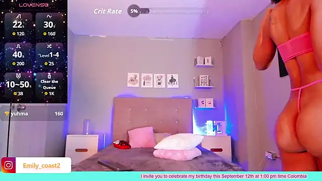 EmilyCoast-1 live cam on StripChat