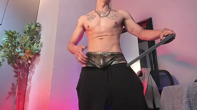 dustin_sonne (M young) - full  naked , strip  and  oil show