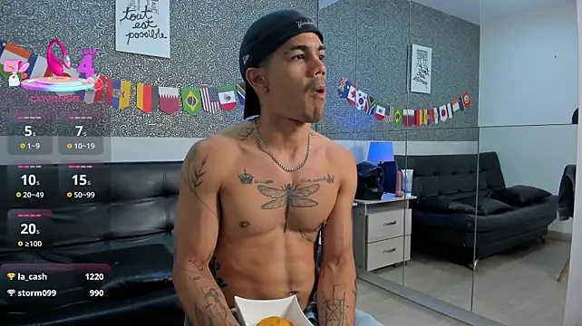 jared_cole (M young) - lick armpits