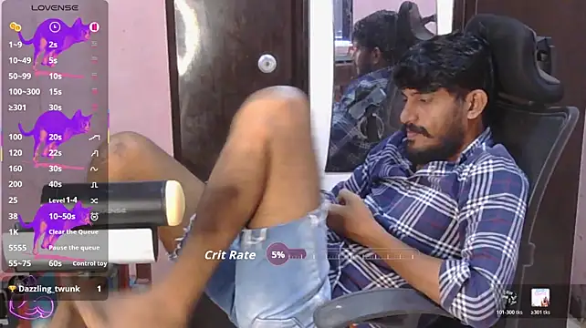 hotxkrish (M young) - Cum Show 💦 unlimited control my toys 🍆