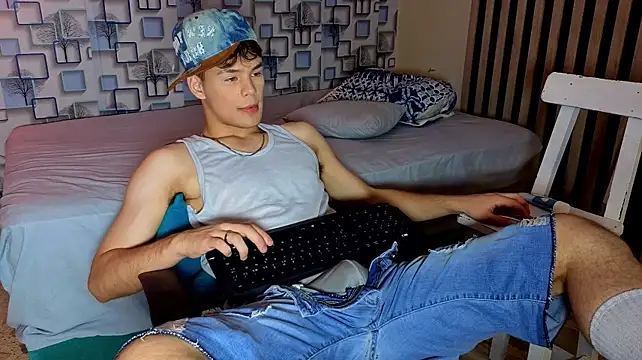 logansteel_ (M twink) - Precum show faster jerking stroking ball