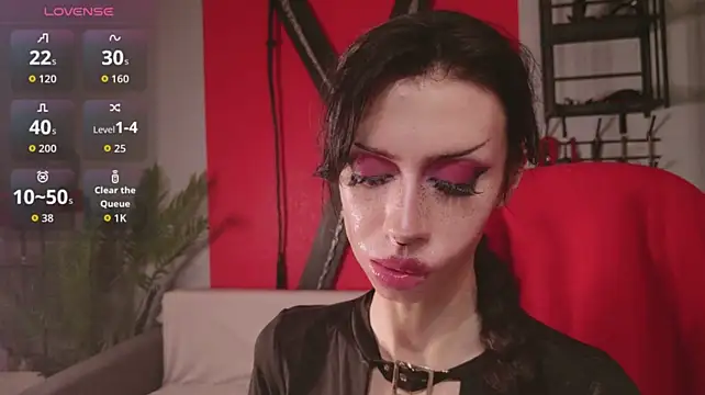 devvilss_toy (F young) - gag hard on 2 dildos