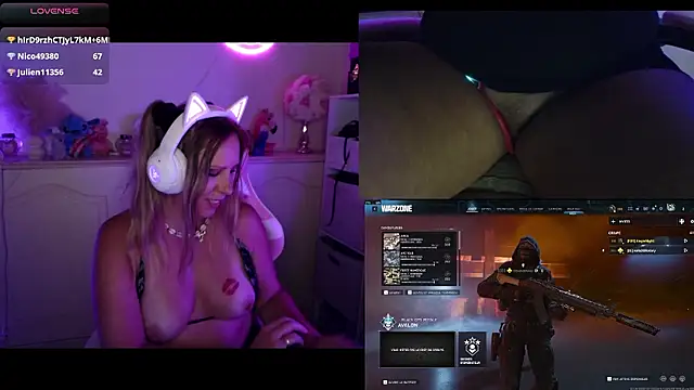 Angie-night webcam